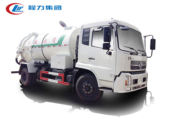 國(guó)六東風(fēng)天錦清洗吸污車(chē)